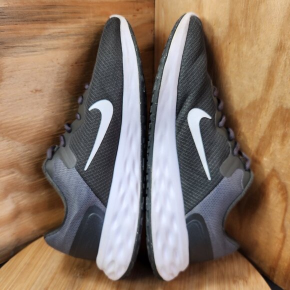 Nike Mens Revolution 6 Gray Running Shoes Size 10.5 Sneakers - Picture 7 of 9